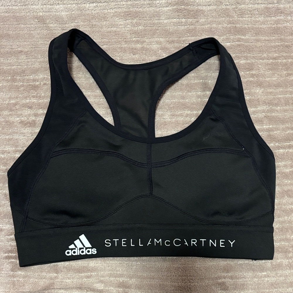 Adidas by Stella McCartney Sleek Black Sports Bra
